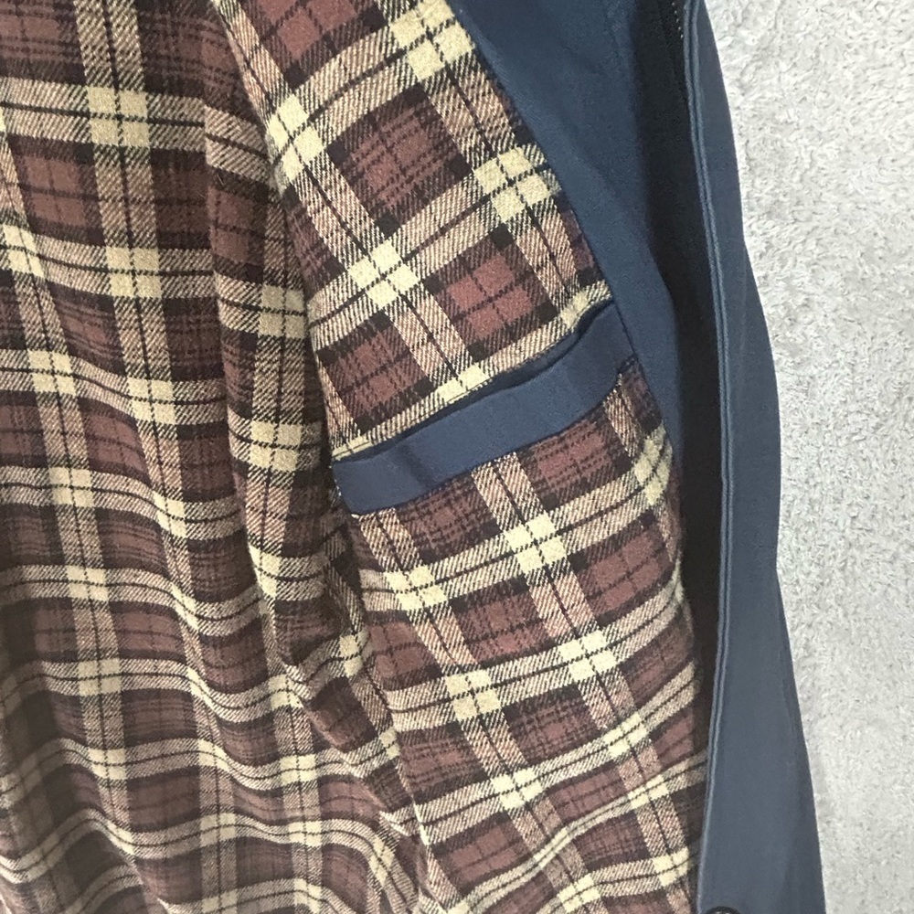 Wantdo Men's Heavy Casual Cotton Lined Jacket. Blue Size Medium. Preppy Casual - Picture 10 of 13